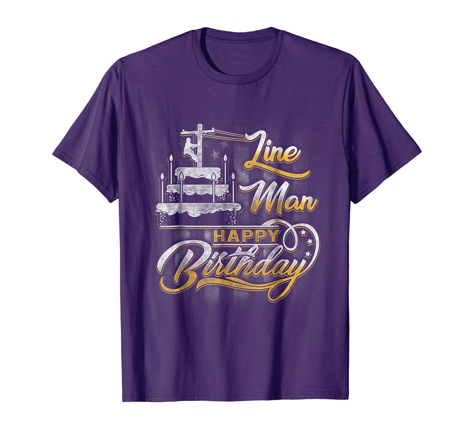 Lineman Gifts Lineman Happy Birthday Fathers day T Shirt 2 » Cool Gifts for You - Mfamilygift Lineman Gifts Lineman Happy Birthday Fathers day T Shirt 2