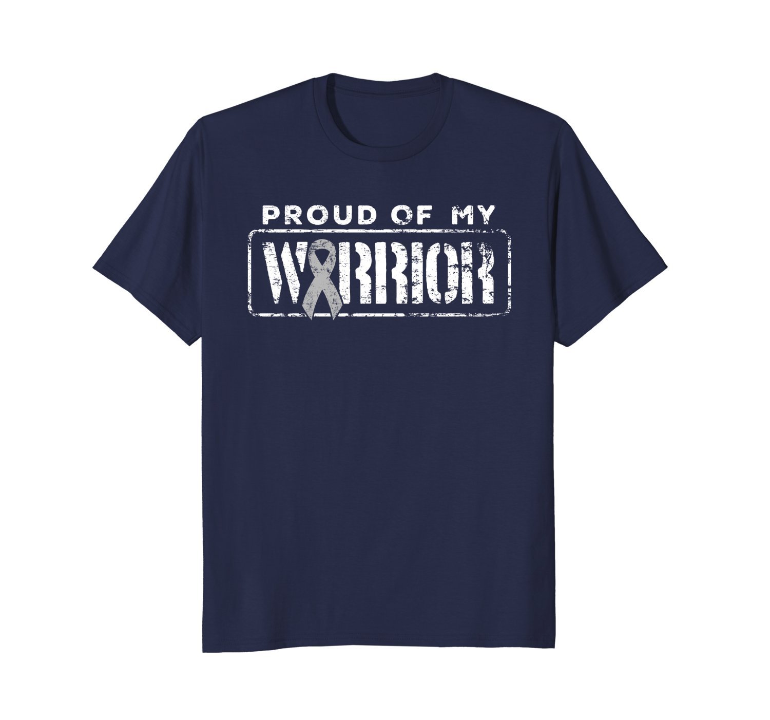 Mens Brain Cancer Warrior Shirt Proud Family Support Tee 1 » Cool Gifts for You - Mfamilygift Mens Brain Cancer Warrior Shirt Proud Family Support Tee 1