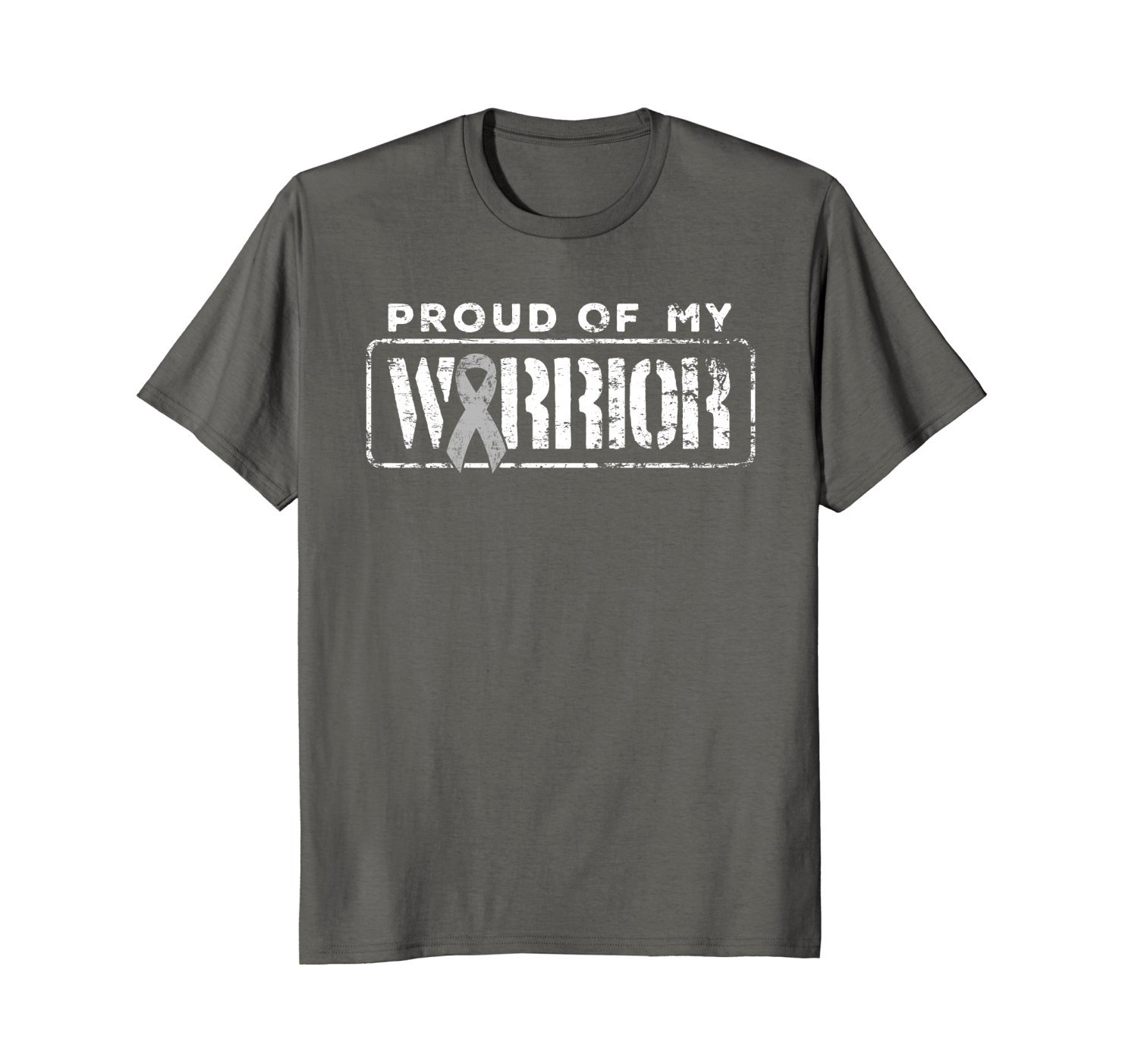 Mens Brain Cancer Warrior Shirt Proud Family Support Tee 2 » Cool Gifts for You - Mfamilygift Mens Brain Cancer Warrior Shirt Proud Family Support Tee 2
