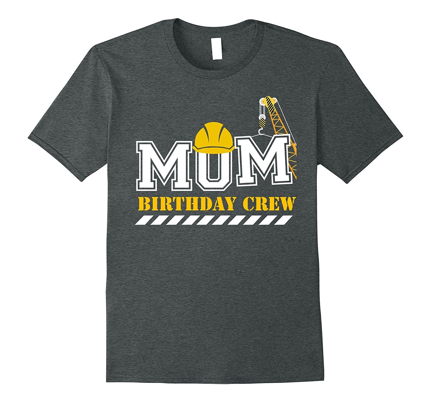 Mom Birthday Crew Construction Birthday Party T-Shirt 2 » Cool Gifts for You - Mfamilygift Mom Birthday Crew Construction Birthday Party T-Shirt 2