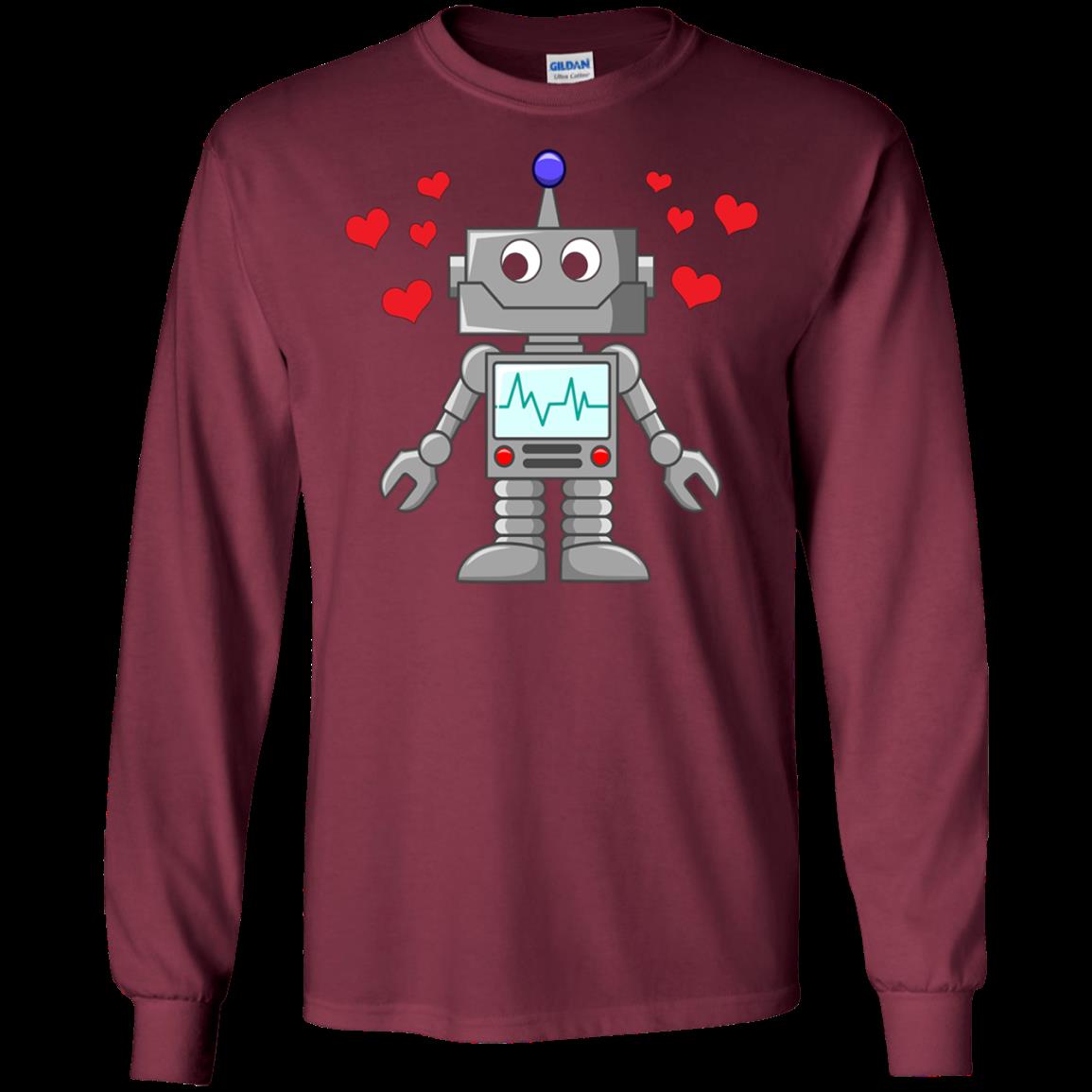 Get Now Robot Valentines T-shirt for Women, Boys, and Girls 2 » Cool Gifts for You - Mfamilygift Get Now Robot Valentines T-shirt for Women, Boys, and Girls 2