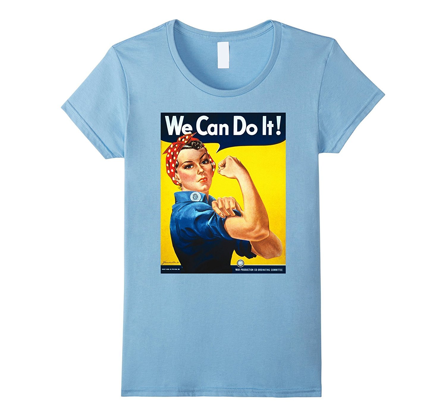 Womens Rosie The Riveter We Can Do It! Womens Feminist T-Shirt 2 » Cool Gifts for You - Mfamilygift Womens Rosie The Riveter We Can Do It! Womens Feminist T-Shirt 2