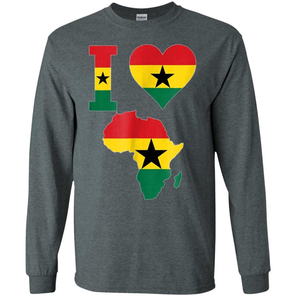Ghanaian Pride I Love Ghana Flag Africa Map T-shirt 2 » Cool Gifts for You - Mfamilygift Ghanaian Pride I Love Ghana Flag Africa Map T-shirt 2