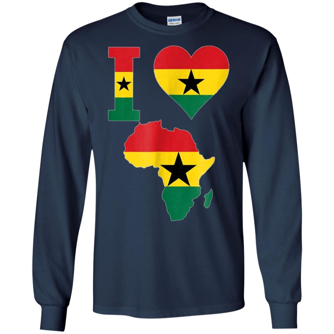Ghanaian Pride I Love Ghana Flag Africa Map T-shirt 3 » Cool Gifts for You - Mfamilygift Ghanaian Pride I Love Ghana Flag Africa Map T-shirt 3