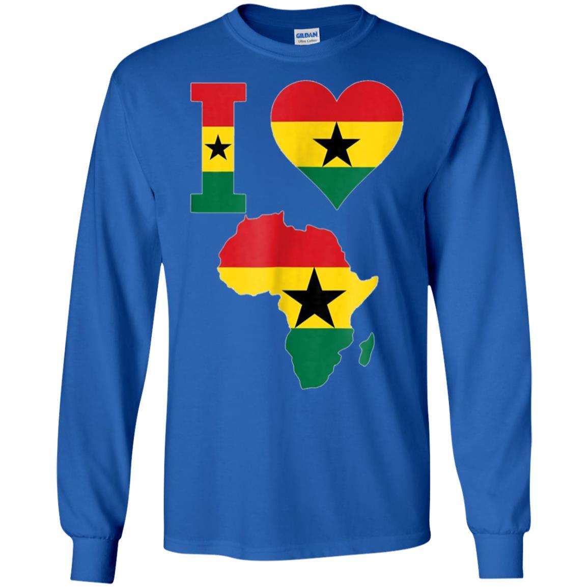 Ghanaian Pride I Love Ghana Flag Africa Map T-shirt 4 » Cool Gifts for You - Mfamilygift Ghanaian Pride I Love Ghana Flag Africa Map T-shirt 4