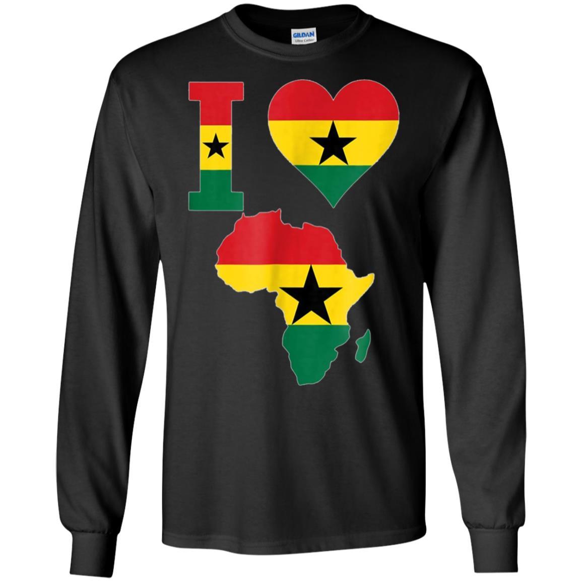 Ghanaian Pride I Love Ghana Flag Africa Map T-shirt 5 » Cool Gifts for You - Mfamilygift Ghanaian Pride I Love Ghana Flag Africa Map T-shirt 5