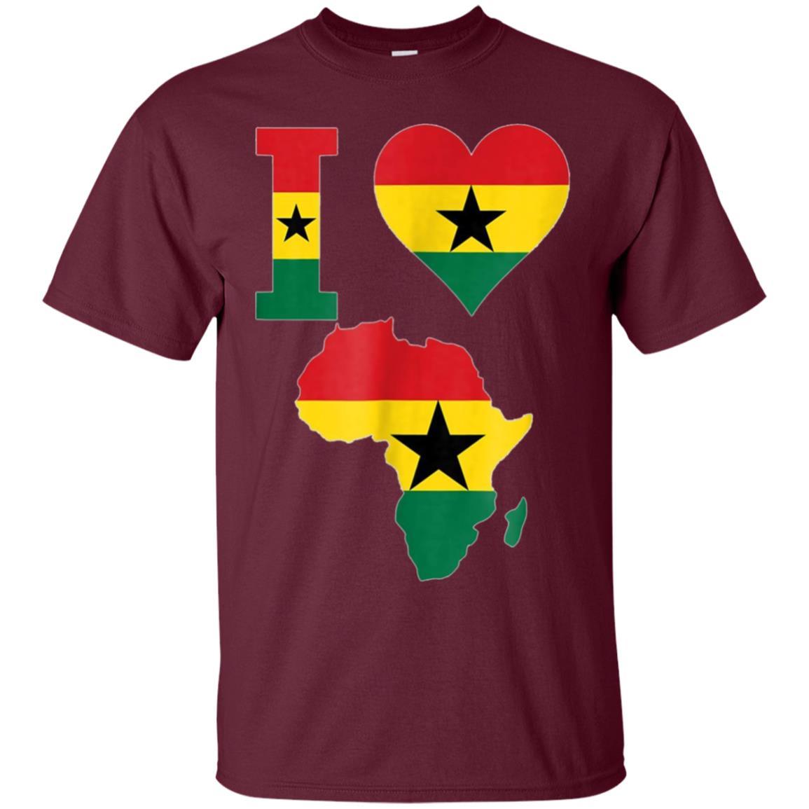 Ghanaian Pride I Love Ghana Flag Africa Map T-shirt 6 » Cool Gifts for You - Mfamilygift Ghanaian Pride I Love Ghana Flag Africa Map T-shirt 6