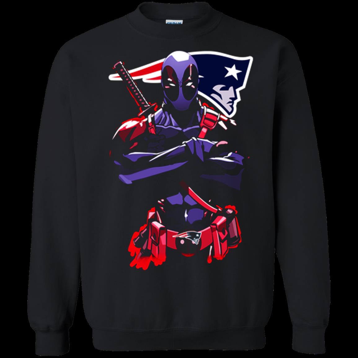 Giants Deadpool New England Patriots T Shirt Sweatshirt