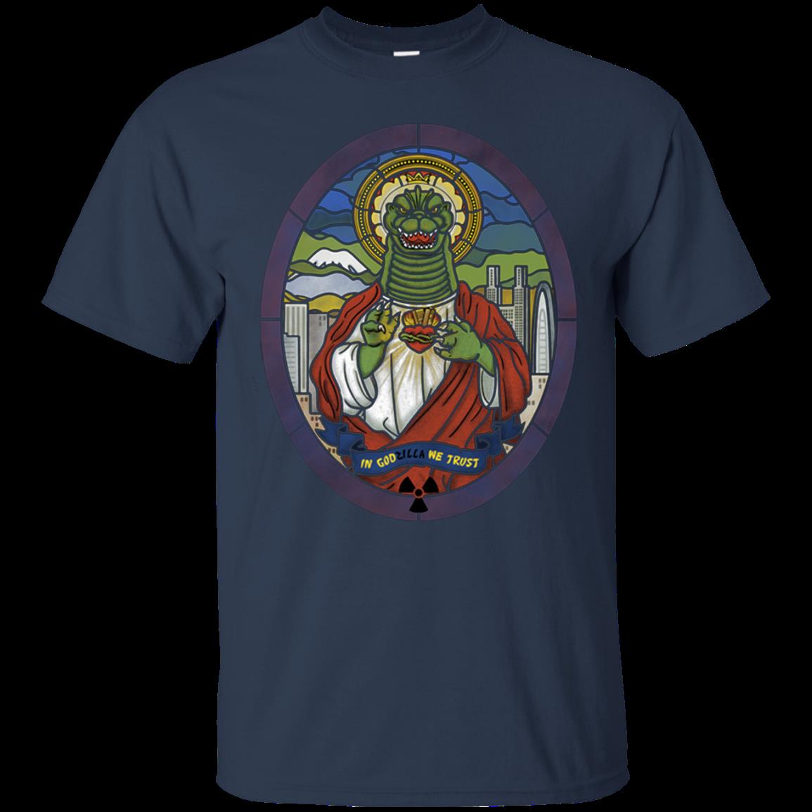 Godzilla Shirts In Godzilla We Trust 1 » Cool Gifts for You - Mfamilygift Godzilla Shirts In Godzilla We Trust 1