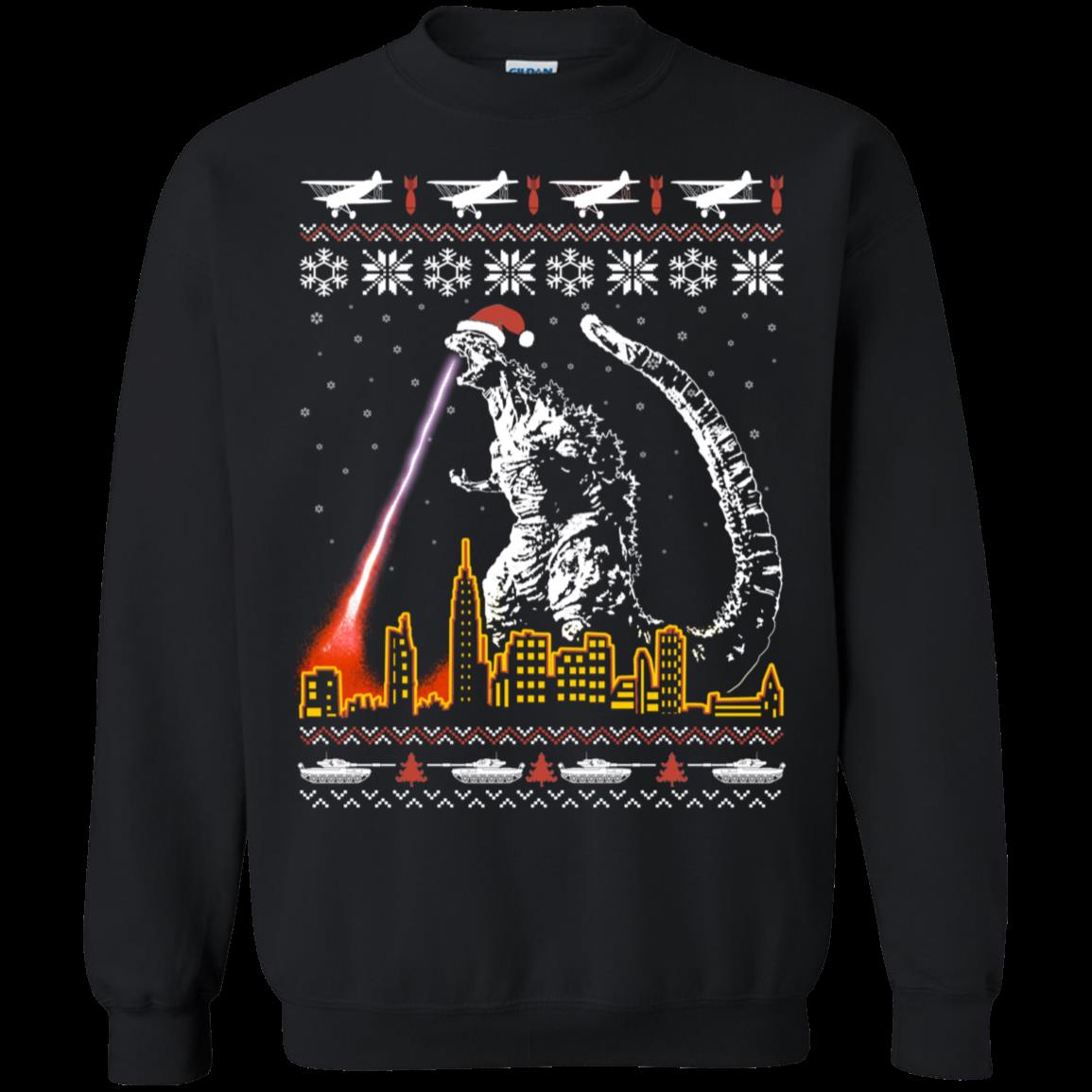Godzilla Ugly Christmas Sweater T Shirt Hoodies Sweatshirt Godzilla Ugly Christmas Sweater T Shirt Hoodies Sweatshirt