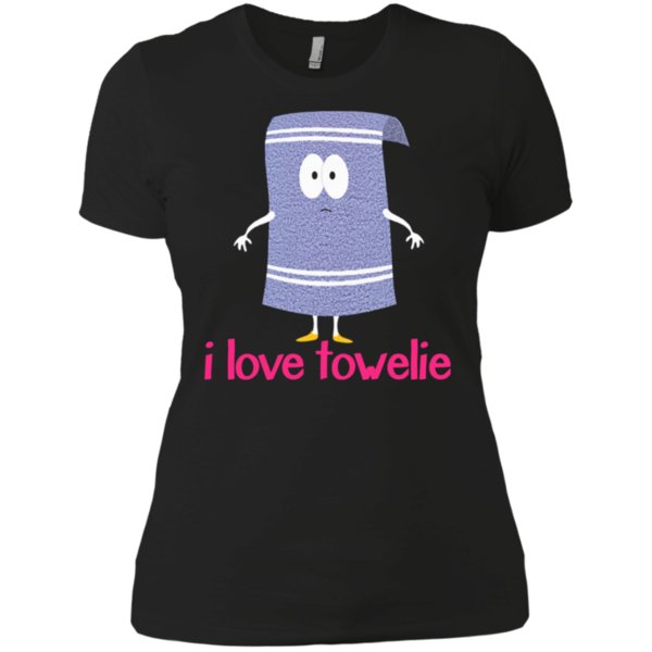 I Love Towelie T Shirt Ladies’ Boyfriend Shirt