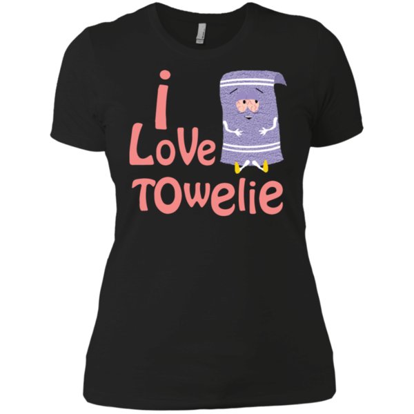 I Love Towelie T Shirt Ladies’ Boyfriend Shirt