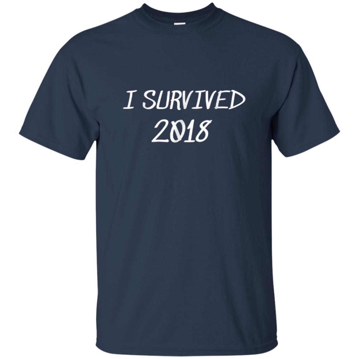 I Survived 2018 New Years T-shirt 1 » Cool Gifts for You - Mfamilygift I Survived 2018 New Years T-shirt 1