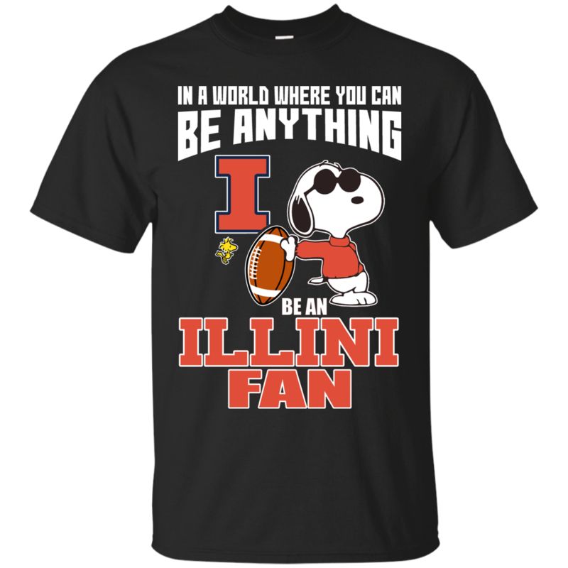 Illinois Fighting Illini Snoopy Shirts Be A Fan
