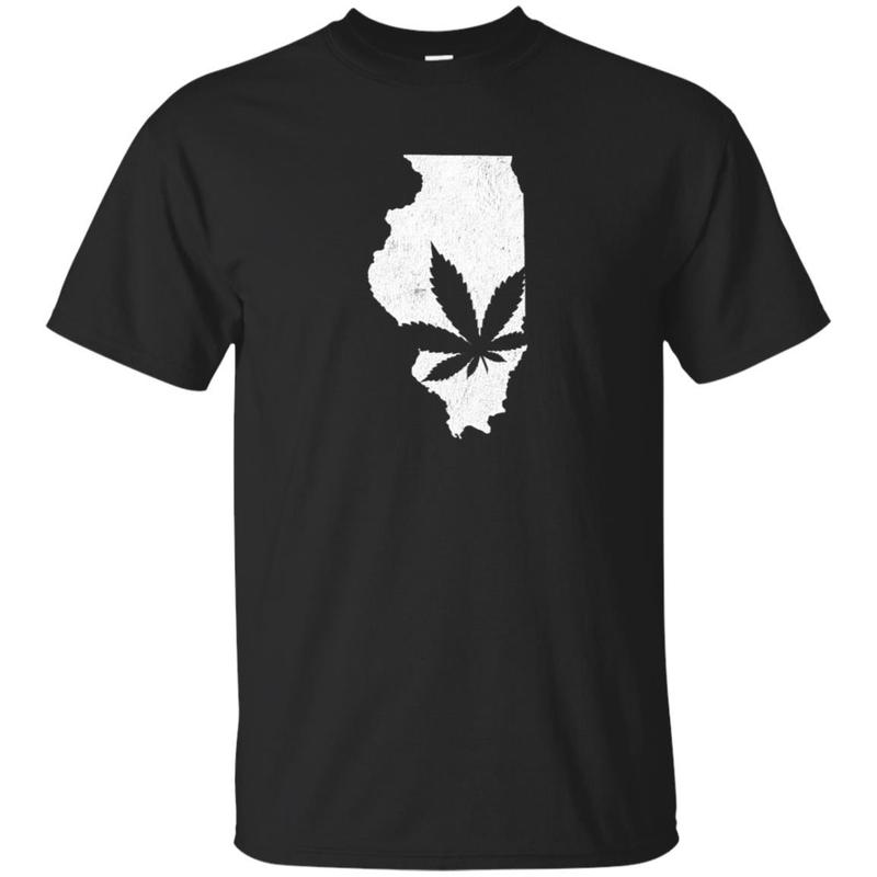 Illinois Marijuana Weed T-shirt