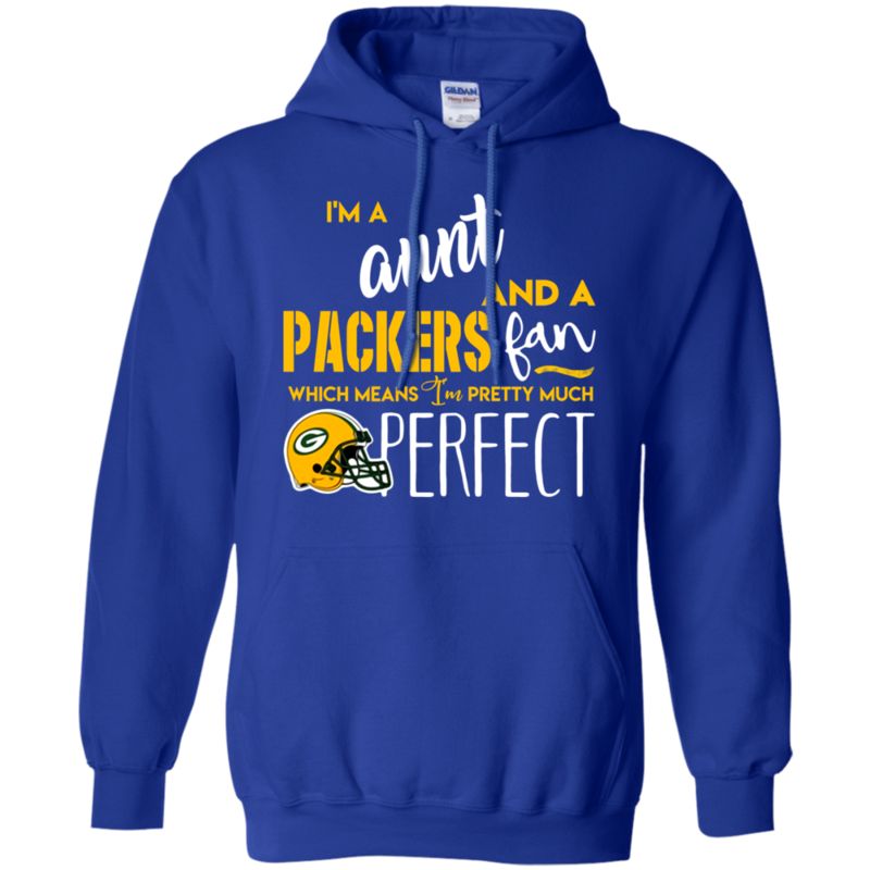 I’m A Aunt And A Green Bay Packers Fan Which Means I’m Pretty Much Perfcet Shirt 2 » Cool Gifts for You - Mfamilygift I’m A Aunt And A Green Bay Packers Fan Which Means I’m Pretty Much Perfcet Shirt 2