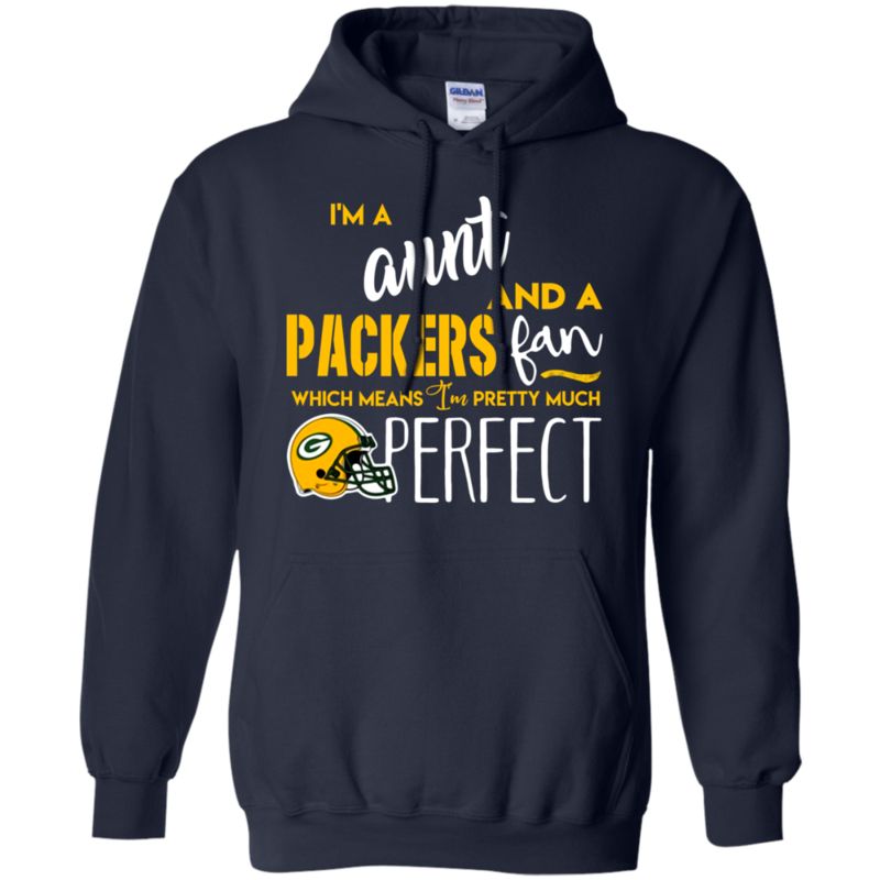 I’m A Aunt And A Green Bay Packers Fan Which Means I’m Pretty Much Perfcet Shirt 3 » Cool Gifts for You - Mfamilygift I’m A Aunt And A Green Bay Packers Fan Which Means I’m Pretty Much Perfcet Shirt 3