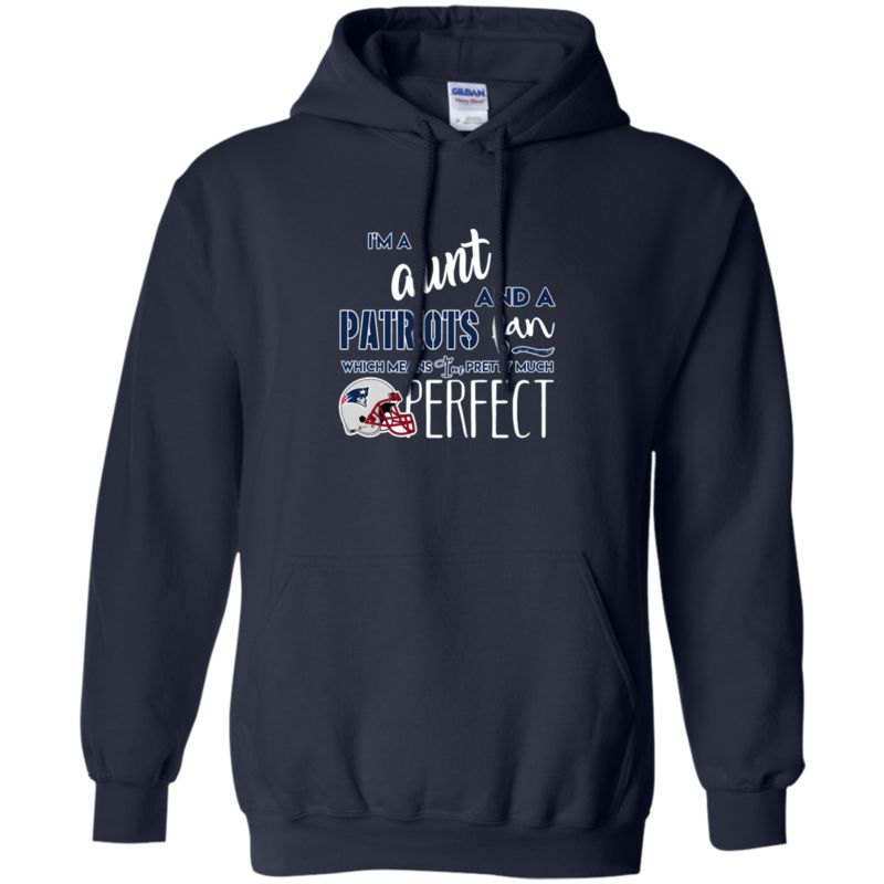I’m A Aunt And A New England Patriots Fan Which Means I’m Pretty Much Perfcet Shirt 3 » Cool Gifts for You - Mfamilygift I’m A Aunt And A New England Patriots Fan Which Means I’m Pretty Much Perfcet Shirt 3