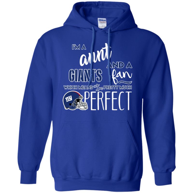 I’m A Aunt And A New York Giants Fan Which Means I’m Pretty Much Perfcet Shirt 2 » Cool Gifts for You - Mfamilygift I’m A Aunt And A New York Giants Fan Which Means I’m Pretty Much Perfcet Shirt 2