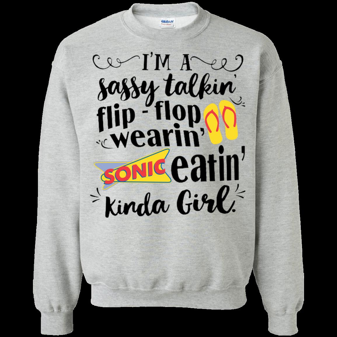 I’m A Sassy Talkin Flip – Flop Wearin Sonic Drive-in Eatin T Shirt Hoodie Sweater 4 » Cool Gifts for You - Mfamilygift I’m A Sassy Talkin Flip – Flop Wearin Sonic Drive-in Eatin T Shirt Hoodie Sweater 4