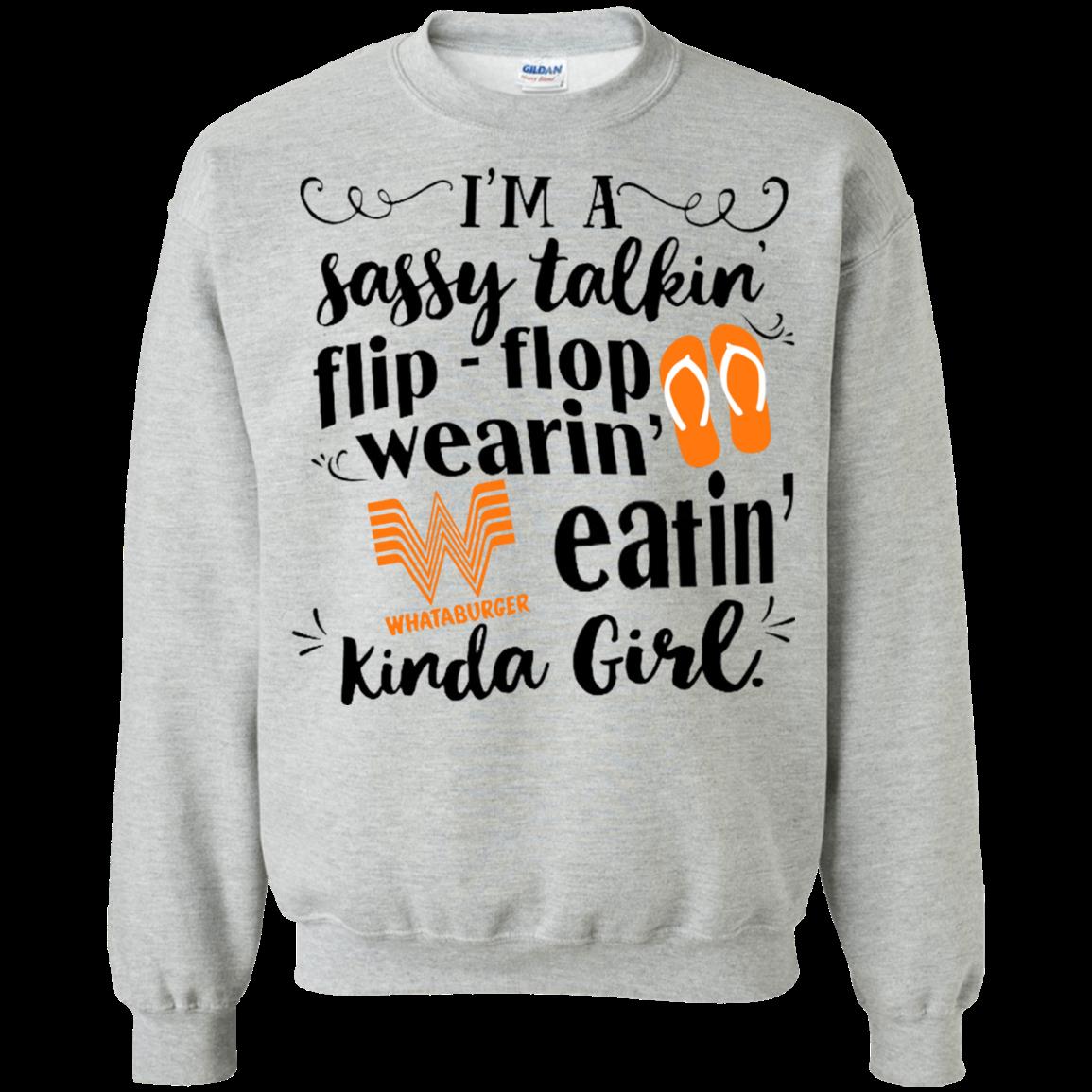 I’m A Sassy Talkin Flip – Flop Wearin Whataburger Eatin T Shirt Hoodie Sweater 4 » Cool Gifts for You - Mfamilygift I’m A Sassy Talkin Flip – Flop Wearin Whataburger Eatin T Shirt Hoodie Sweater 4