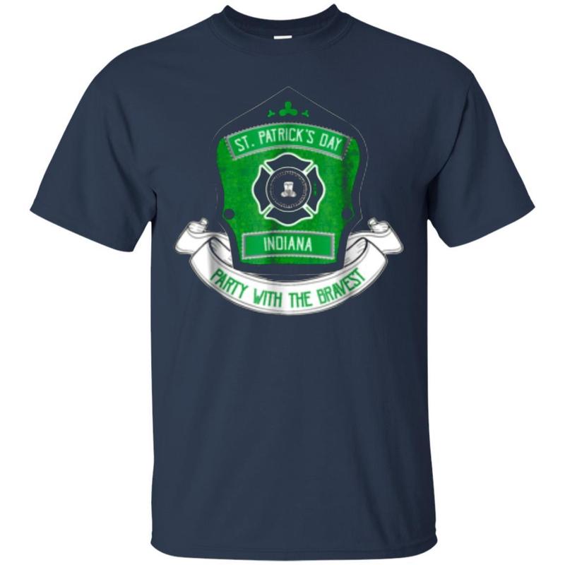 Indiana Firefighter St Patricks Day Bravest Tshirt T-shirt 3 » Cool Gifts for You - Mfamilygift Indiana Firefighter St Patricks Day Bravest Tshirt T-shirt 3