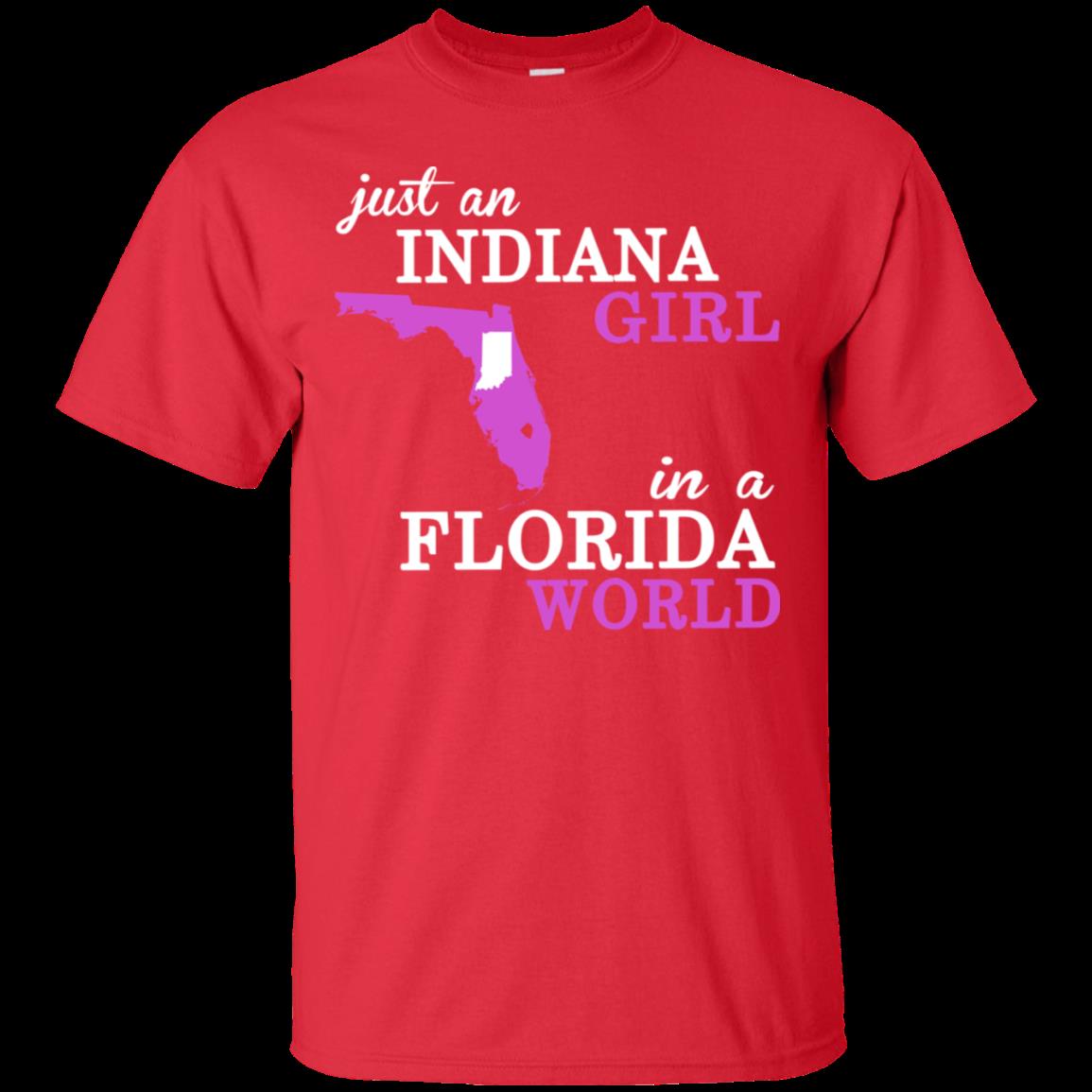 Indiana Girl In Florida World Indiana Florida T Shirt Hoodies Sweatshirt 1 » Cool Gifts for You - Mfamilygift Indiana Girl In Florida World Indiana Florida T Shirt Hoodies Sweatshirt 1