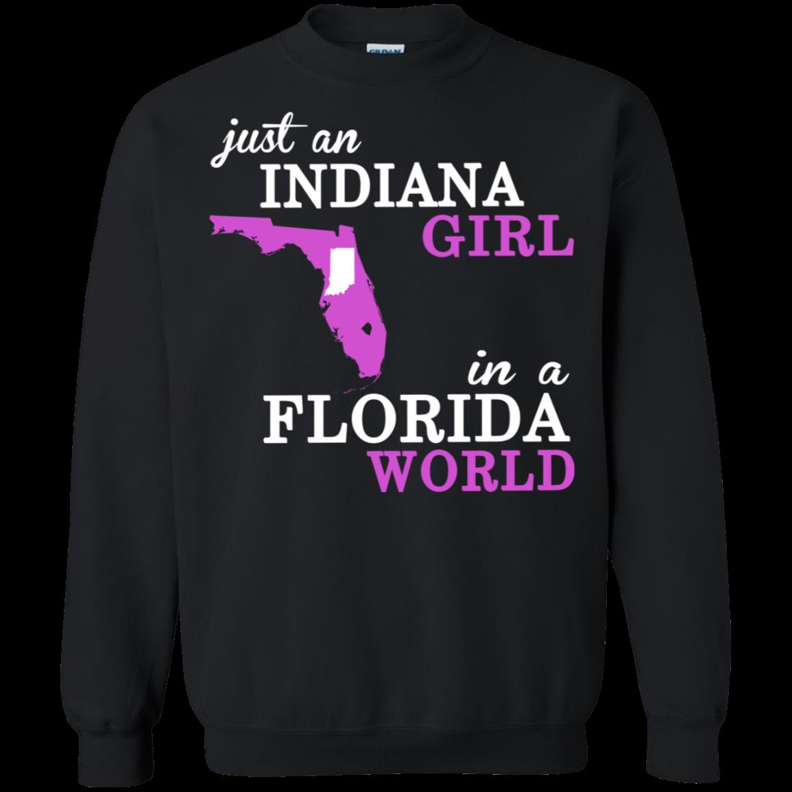 Indiana Girl In Florida World Indiana Florida T Shirt Hoodies Sweatshirt 3 » Cool Gifts for You - Mfamilygift Indiana Girl In Florida World Indiana Florida T Shirt Hoodies Sweatshirt 3