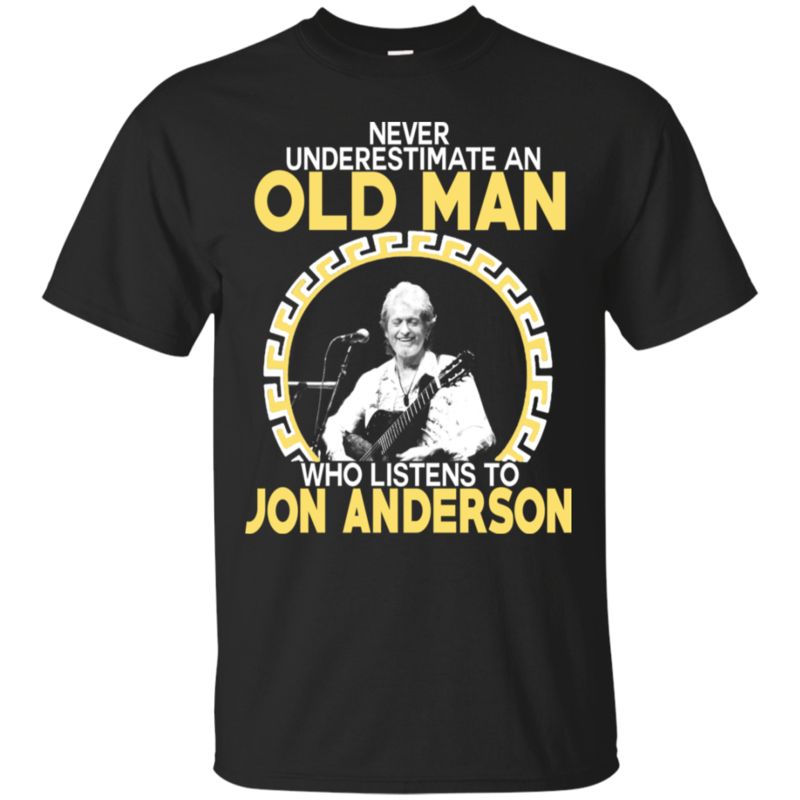 Jon Anderson Shirts Old Man Listens To Anderson T Shirt Hoodies Sweatshirt