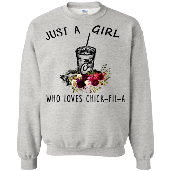 Just A Girl Who Loves Chick-fil-a T Shirt Hoodie Sweater 3 » Cool Gifts for You - Mfamilygift Just A Girl Who Loves Chick-fil-a T Shirt Hoodie Sweater 3