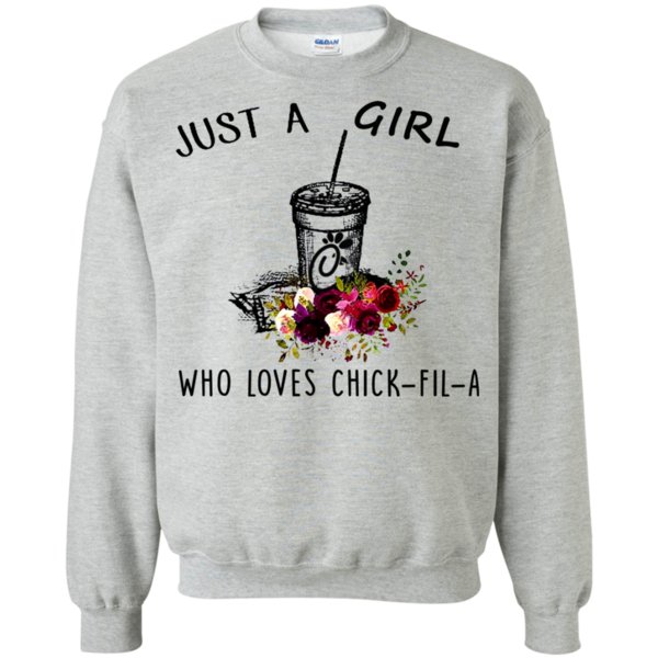 Just A Girl Who Loves Chick-fil-a T Shirt Hoodie Sweater 4 » Cool Gifts for You - Mfamilygift Just A Girl Who Loves Chick-fil-a T Shirt Hoodie Sweater 4