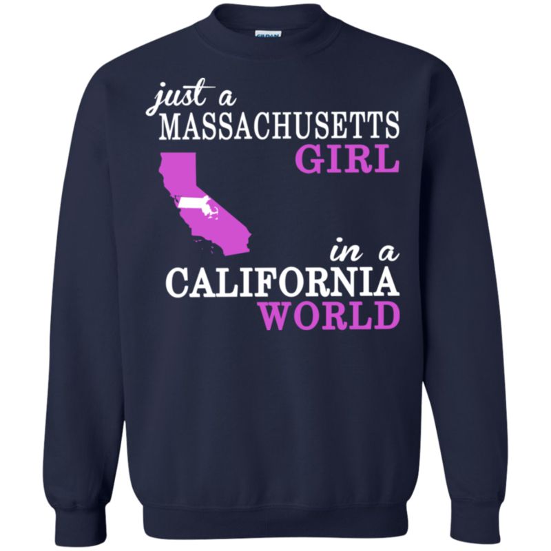 Just A Massachusetts Girl In California World Massachusetts California T Shirt Hoodies Sweatshirt 2 » Cool Gifts for You - Mfamilygift Just A Massachusetts Girl In California World Massachusetts California T Shirt Hoodies Sweatshirt 2