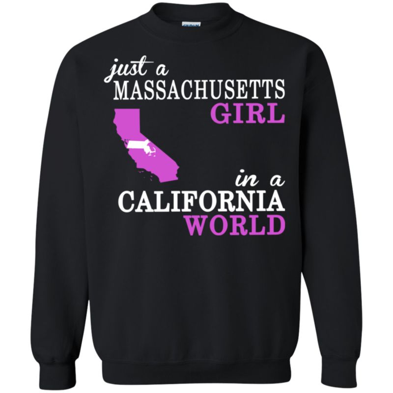 Just A Massachusetts Girl In California World Massachusetts California T Shirt Hoodies Sweatshirt 3 » Cool Gifts for You - Mfamilygift Just A Massachusetts Girl In California World Massachusetts California T Shirt Hoodies Sweatshirt 3