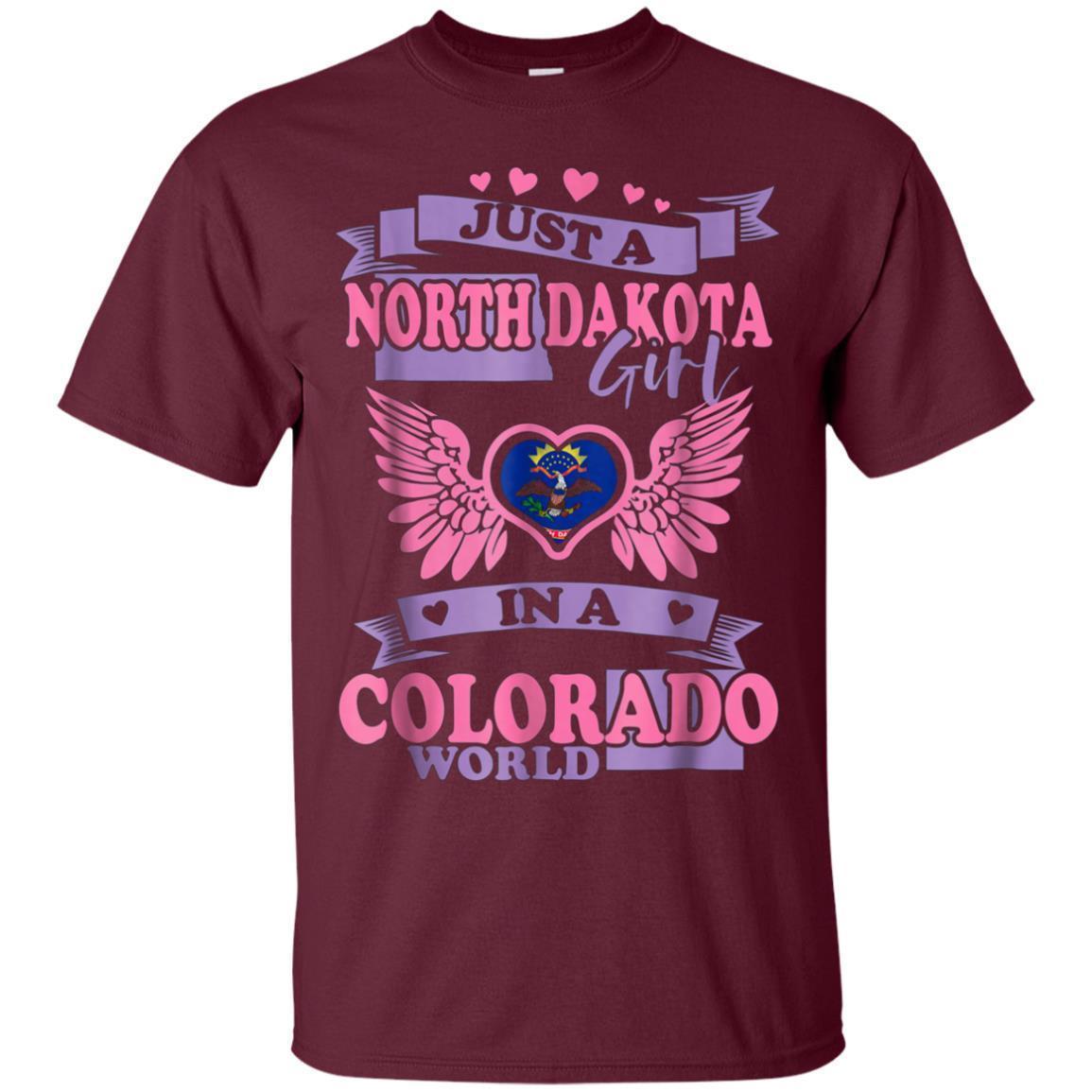 Just A North Dakota Girl In A Colorado World 2 » Cool Gifts for You - Mfamilygift Just A North Dakota Girl In A Colorado World 2