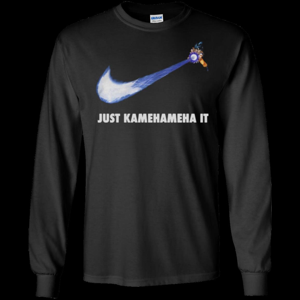 Just Kamehameha It Logo Nike Funny T Shirt Ultra Cotton Shirt