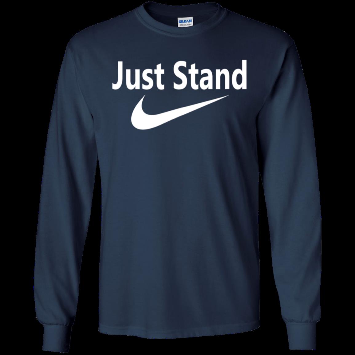 Just Stand Funny Logo Nike Shirt Ultra Cotton Shirt 1 » Cool Gifts for You - Mfamilygift Just Stand Funny Logo Nike Shirt Ultra Cotton Shirt 1