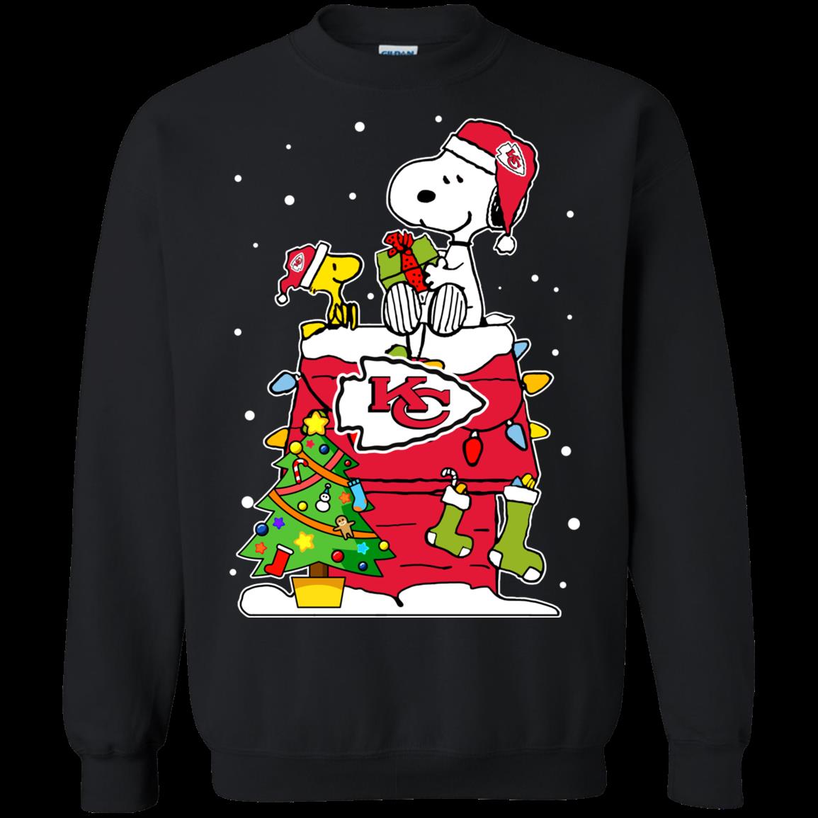 Kansas City Chiefs Ugly Christmas Sweaters Snoopy Hoodies Sweatshirts