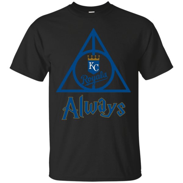 Kansas City Royals Always Harry Potter Deathly Hallows Cotton Shirt