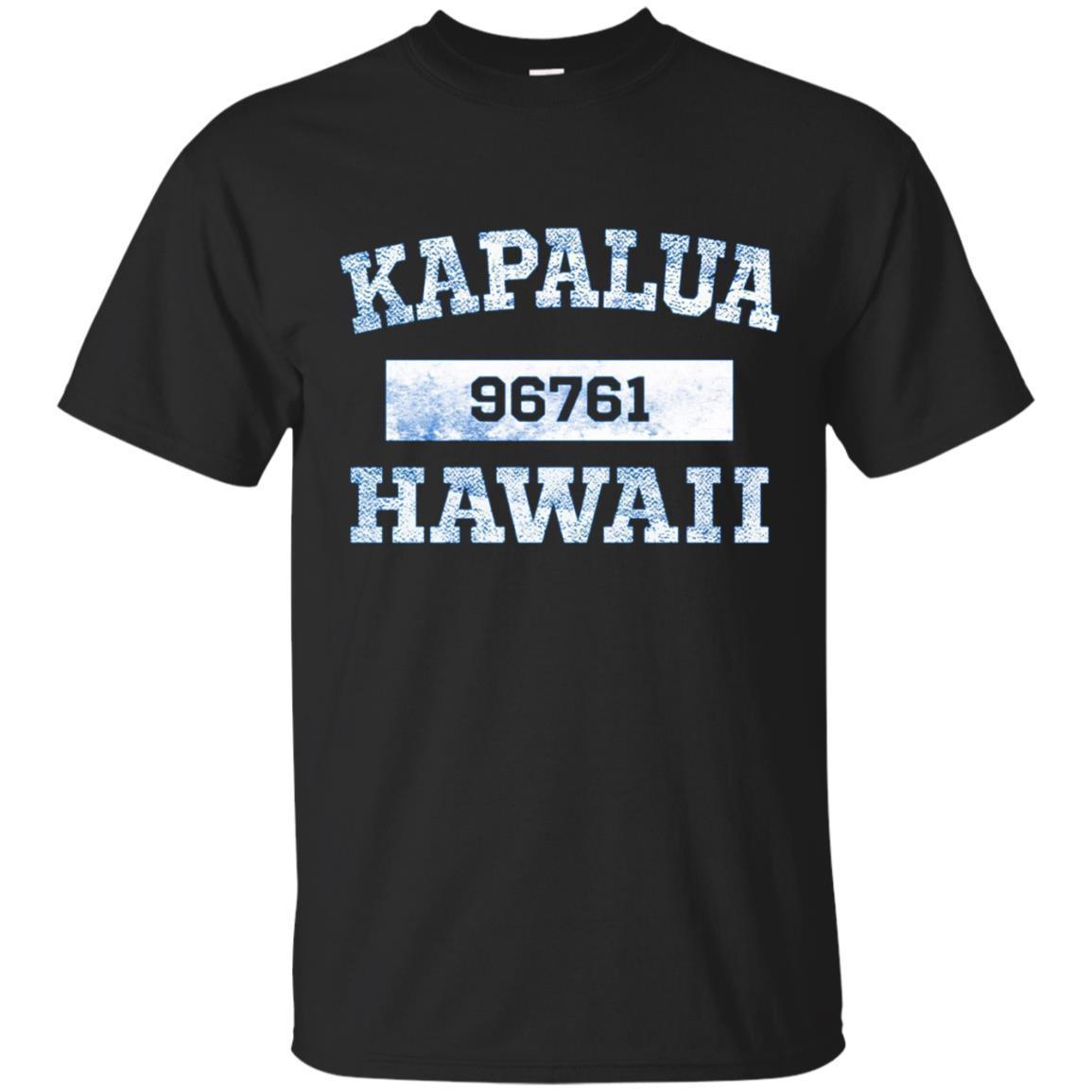 Kapalua Hawaii T Shirt 96761 Zip Code Distressed
