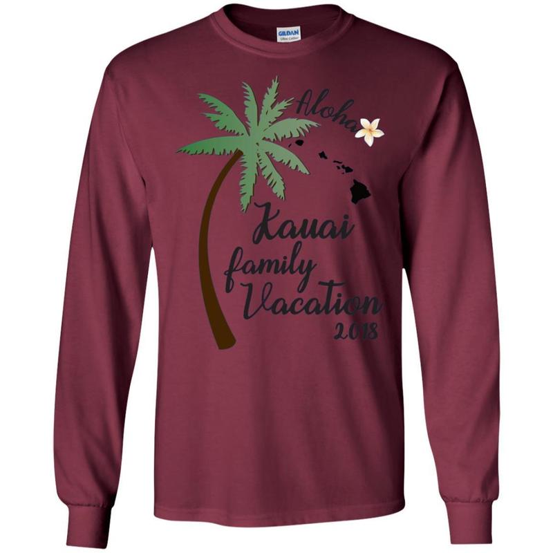 Kauai Family Vacation Long Sleeve Shirt 2018-souvenir Tee 4 » Cool Gifts for You - Mfamilygift Kauai Family Vacation Long Sleeve Shirt 2018-souvenir Tee 4