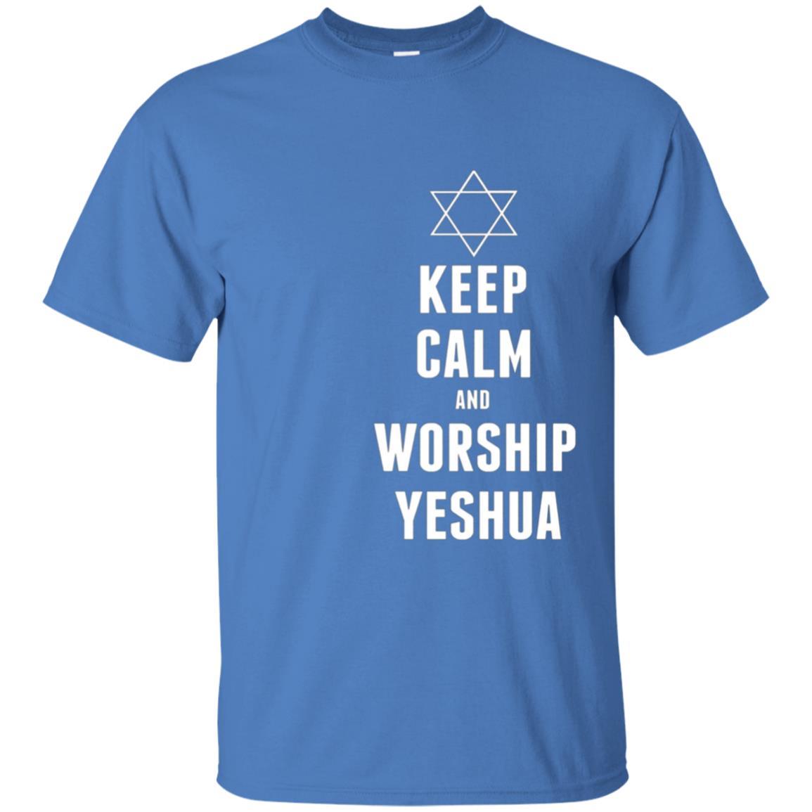 Keep Calm And Worship Yeshua Star Of David T-shirt Messianic 1 » Cool Gifts for You - Mfamilygift Keep Calm And Worship Yeshua Star Of David T-shirt Messianic 1