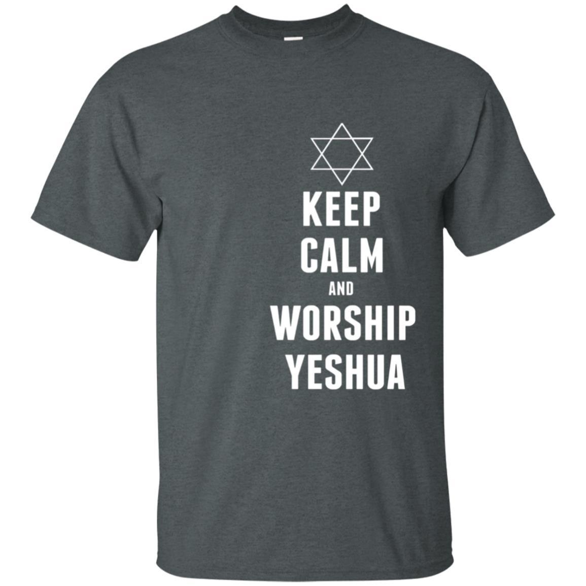 Keep Calm And Worship Yeshua Star Of David T-shirt Messianic 2 » Cool Gifts for You - Mfamilygift Keep Calm And Worship Yeshua Star Of David T-shirt Messianic 2