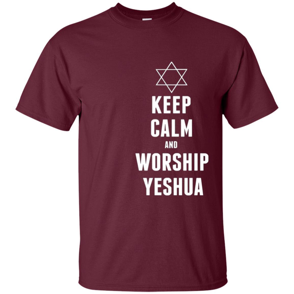 Keep Calm And Worship Yeshua Star Of David T-shirt Messianic 3 » Cool Gifts for You - Mfamilygift Keep Calm And Worship Yeshua Star Of David T-shirt Messianic 3