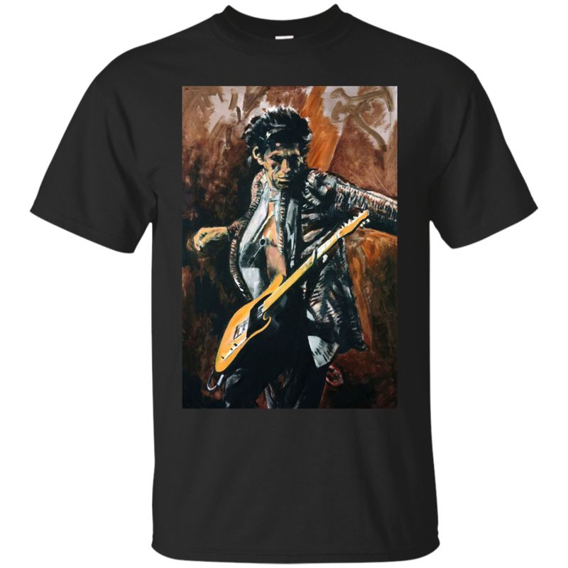 Keith Richards Shirts Rock With The Guitar
