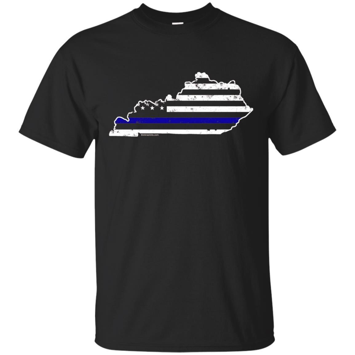 Kentucky Thin Blue Line Police T-shirt