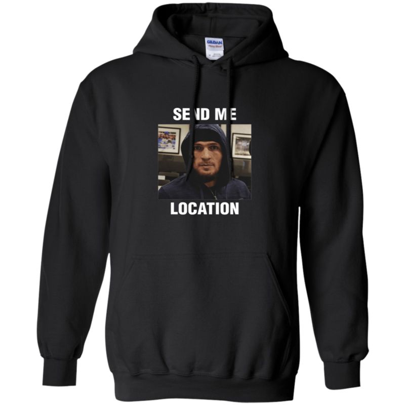 Khabib Nurmagomedov Ufc Send Me Location Shirt Hoodie 2 » Cool Gifts for You - Mfamilygift Khabib Nurmagomedov Ufc Send Me Location Shirt Hoodie 2