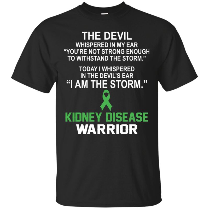 Kidney Disease Warrior Shirts I Whispered I Am The Storm