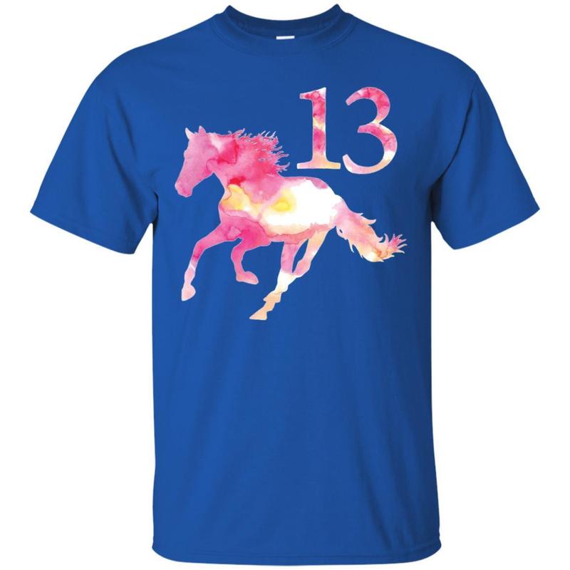 Kids 13th Birthday Horse Gift T-shirt For 13 Year Old Girls 3 » Cool Gifts for You - Mfamilygift Kids 13th Birthday Horse Gift T-shirt For 13 Year Old Girls 3