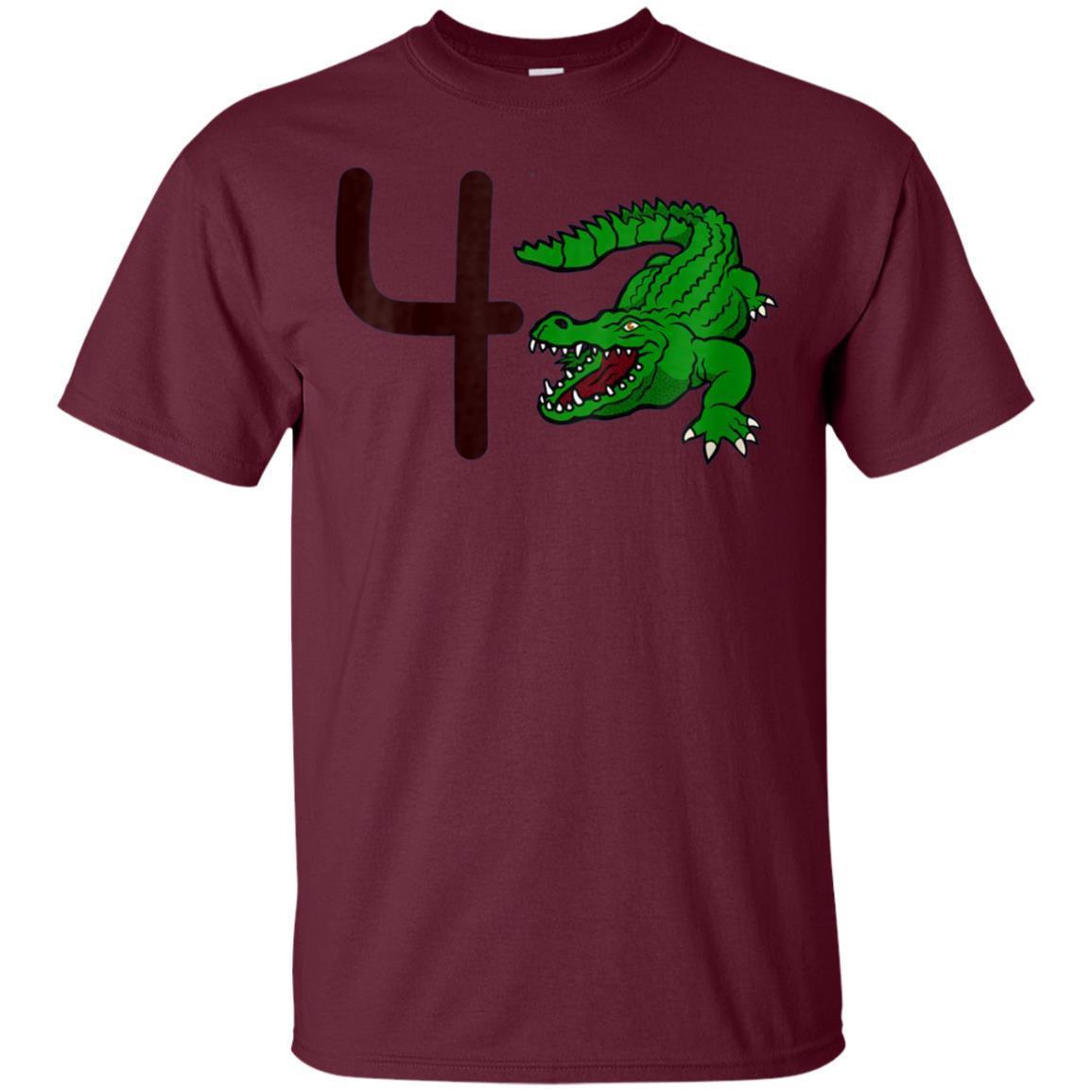 Kids 4 Year Old Alligator Birthday Party 4th Birthday Shirt 1 » Cool Gifts for You - Mfamilygift Kids 4 Year Old Alligator Birthday Party 4th Birthday Shirt 1