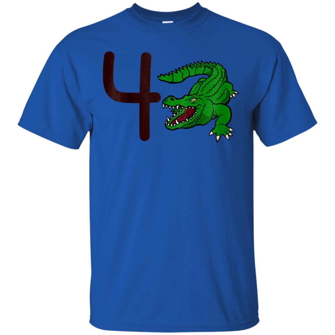 Kids 4 Year Old Alligator Birthday Party 4th Birthday Shirt 2 » Cool Gifts for You - Mfamilygift Kids 4 Year Old Alligator Birthday Party 4th Birthday Shirt 2